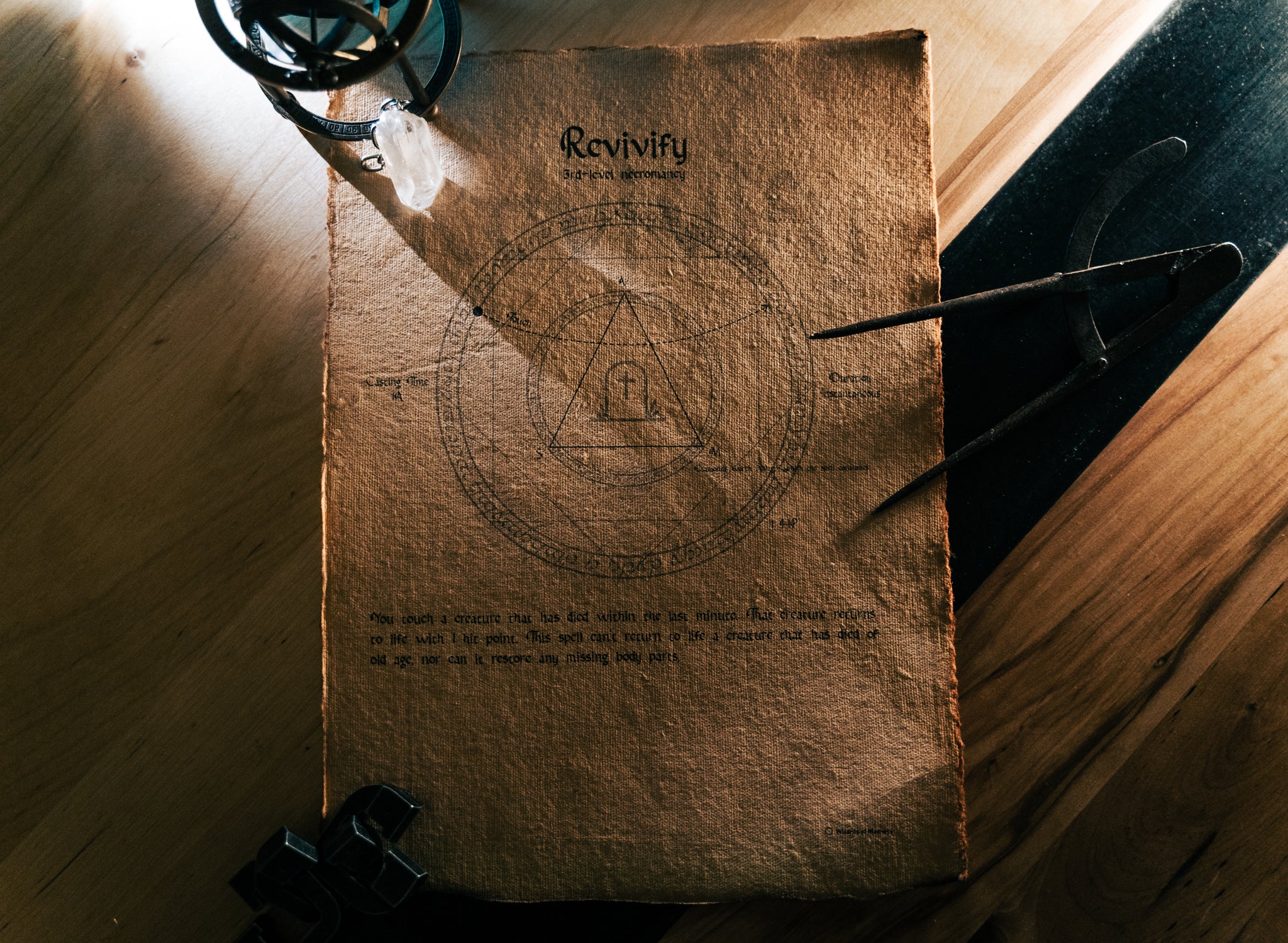 Scroll of Revivify – Wizards of Madness